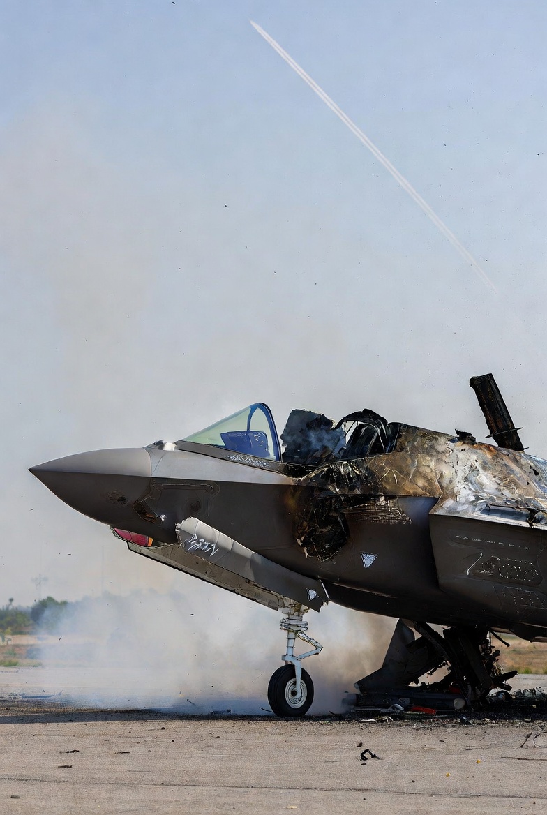 f-35 uszkodzony nad Iranem